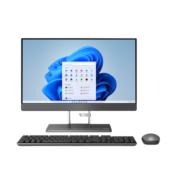 Lenovo IC 5 24IAH7 AIO i5-12500H 23.8" FHD matný UMA 16GB 512GB W11 šedý 2y CI