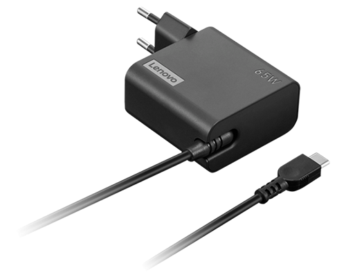 Lenovo 65W, USB-C, Wall Adapter, 1.7m kabel