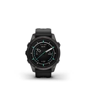 Garmin epix Pro (g2) Sapphire, 42mm, Carbon Grey DLC Titanium, Black band