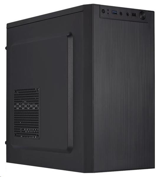 Eurocase MC X108, skrinka mATX, 1xUSB2.0, 1xUSB3.0, 1x fan, čierna