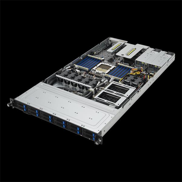 ASUS ServersystemRS500A-E12-RS12U/1600W 1U server 1x Epyc 900316x DDR4 ECC 16x NVMe (2,5