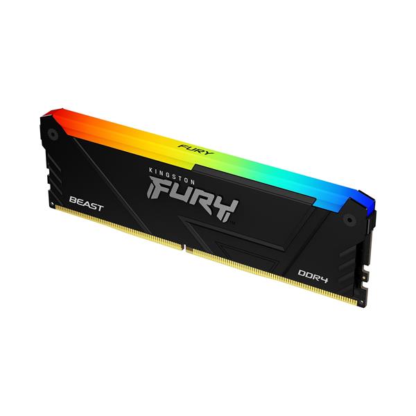 Kingston FURY Beast/ DDR4/ 32GB/ 3200MHz/ CL16/ 1x32GB/ RGB/ Black
