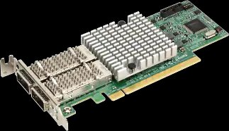 Supermicro AOC-S100G-M2C-O ConnectX®-4 EN dual-port 100Gbps controller
