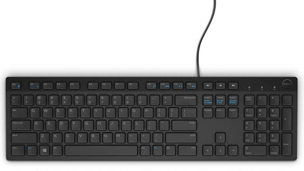 DELL Multimedia Keyboard-KB216 - Czech/ Slovak (QWERTZ) - Black