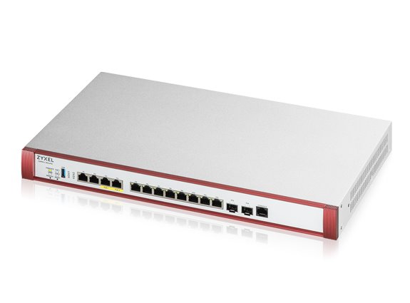Zyxel USG FLEX700 H Series, User-definable ports with 2*2.5G, 2*10G( PoE+) & 8*1G, 2*SFP+, 1*USB (device only)