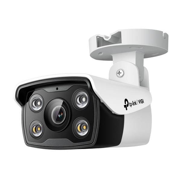 TP-LINK "4MP Outdoor Full-Color Bullet Network CameraSPEC: H.265+/H.265/H.264+/H.264, 1/3"" Progressive Scan CMOS, Colo