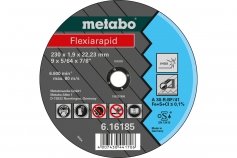 Metabo Flexiarapid 125x1,6x22,2 Inox           