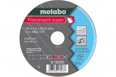Metabo Flexiarapid super 115x1,0x22,23 Inox    