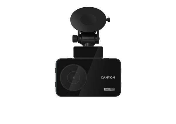 Canyon DVR10 GPS, kamera do auta s nahrávaním, GPS, Full HD, 1080p at 60 fps, 3´´ dotykový disple
