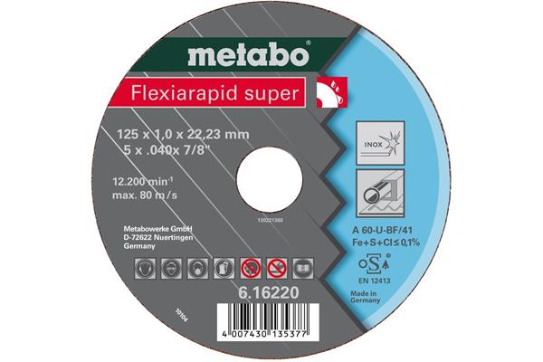 Metabo Flexiarapid super 180x1,6x22,23 Inox    