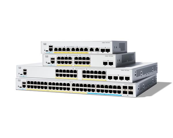 Cisco Catalyst switch C1300-8T-E-2G (8xGbE, 2xGbE/ SFP combo, fanless)