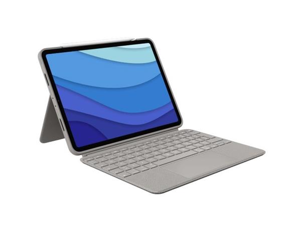 Logitech® Combo Touch for iPad Pro 11-inch (1st, 2nd, 3rd and 4th generation) - SAND - US - INTNL