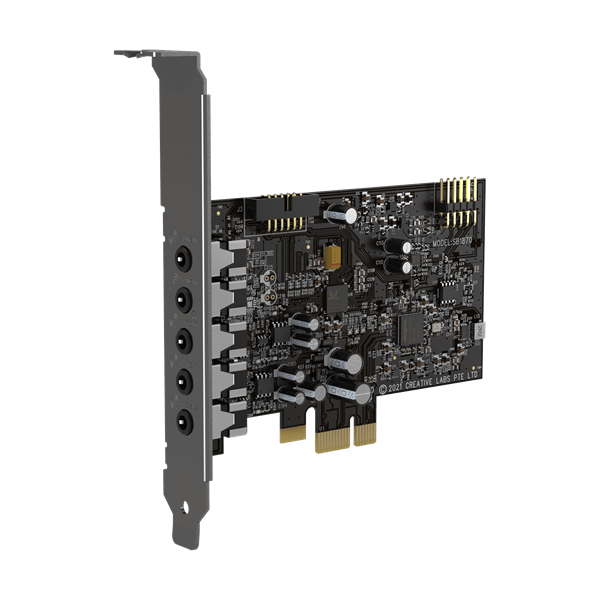 Creative Sound Blaster Audigy FX V2, Zvuková karta Hi-res 5.1 PCI-e so sadou SmartComms Kit a možnosťou upgradu