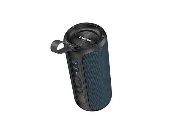 Canyon OnMove15, Bluetooth v5.0 prenosný reproduktor, USB-C, AUX, tmavomodrá