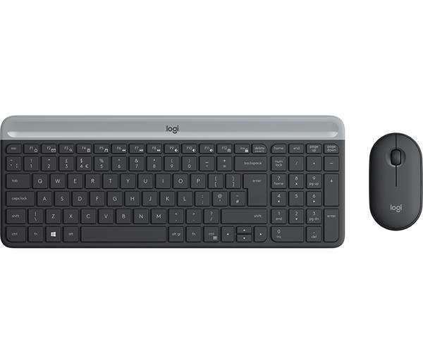 Logitech® MK470 Slim Wireless Combo - GRAPHITE - SK/CZ