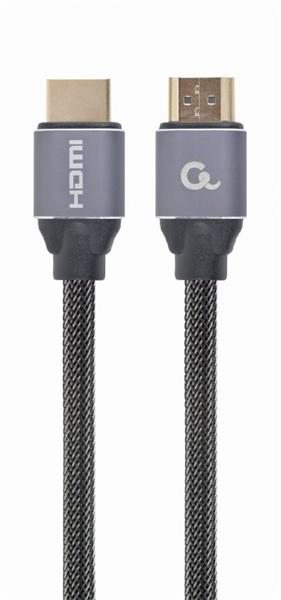 Gembird kábel HDMI High speed (M - M), séria Premium, Ethernet, pozlátené konektory, 7.5 m,