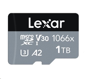 128GB Lexar® High-Performance 1066x microSDXC™ UHS-I, up to 160MB/s read 120MB/s write C10 A2 V30 U3