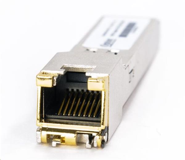 SFP+ transceiver 10Gbps, 10GBASE-T, do 30m (CAT 6A či 7), RJ-45, 0 až 70°C, Mellanox komp.