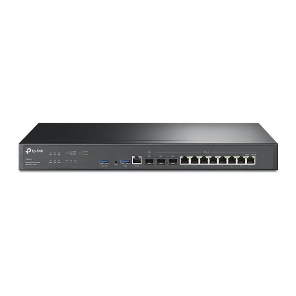 TP-LINK "Omada VPN Router with 10G PortsPORT: 1× 10G SFP+ WAN Port, 1× 10G SFP+ WAN/LAN Port,1× Gigabit SFP WAN/LAN Por