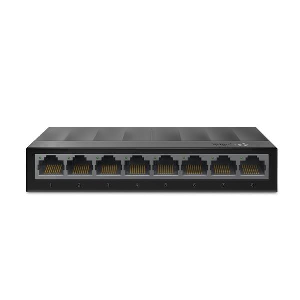 LiteWave 8-Port Gigabit Desktop Switch  PORT: 8× Gigabit RJ45 Ports SPEC: Desktop Plastic Case FEATURE: Plug and Play