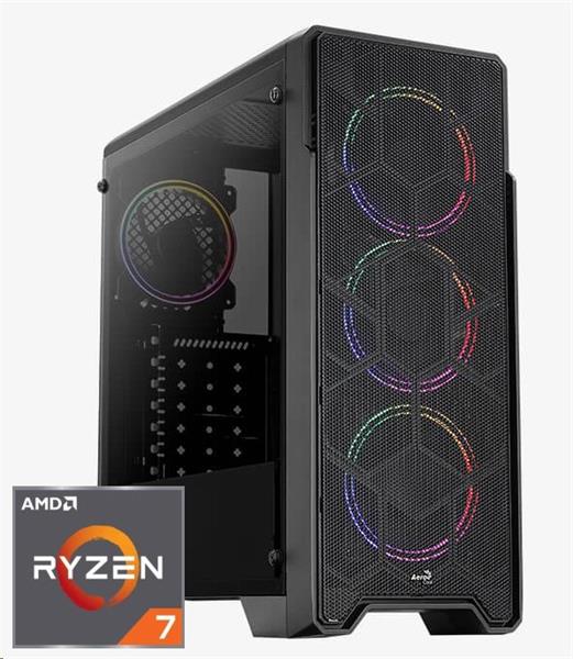 PRESTIGIO Gamer, Ryzen 7 5700X, RX7600XT/16GB, 32GB, SSD 1TB, CR, FDOS