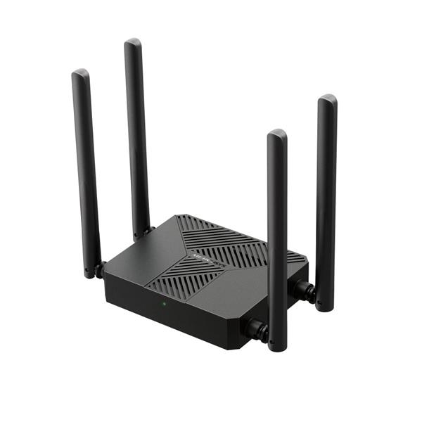 "AX1500 Dual-Band Wi-Fi 6 Router
SPEED: 300 Mbps at 2.4 GHz + 1201 Mbps at 5 GHz
SPEC: 4× Fixed External Antennas, 2× 