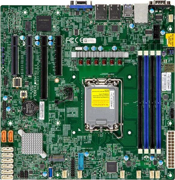 Supermicro Server board  X13SCL-F-B  1xLGA1700,uATX, Intel® C262