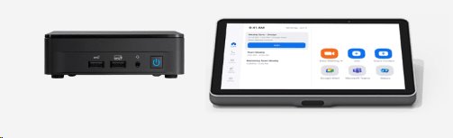 Logitech® TAPZOOMBASE 1 TAP bundle with Intel NUC13L3Kv5, MS Windows 11 IoT Enterprise SAC, ZOOM, NO CAM - EU Plug