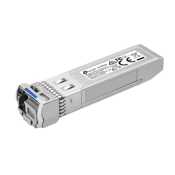 Omada 10Gbase-BX Single-Mode WDM Bi-Directional SFP+ Module SPEC: LC/UPC Connector, TX:1330nm/RX:1270nm, Single-mode, 10