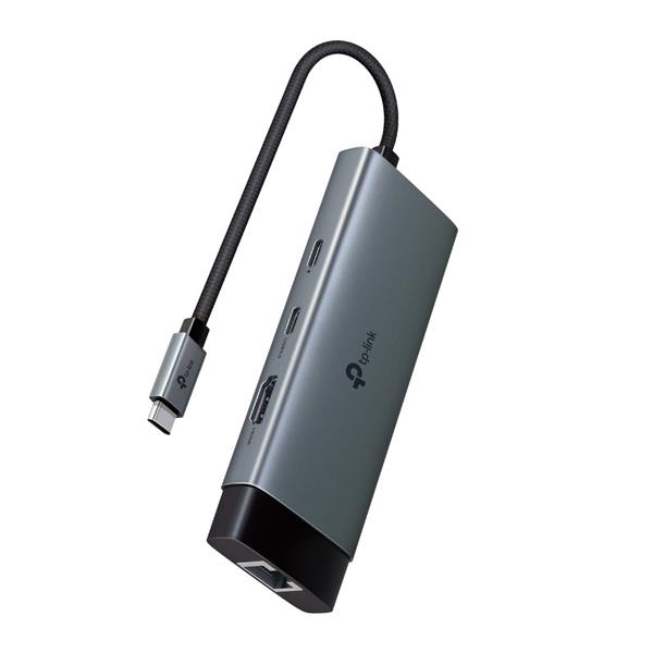 USB Type-C 6-Port Hub SPEC: 1 × USB-C Connector,1 × HDMI 4K 60Hz Port,1 × USB-C PD 100W Port,1 × RJ45 1000Mbps Port,2 × 