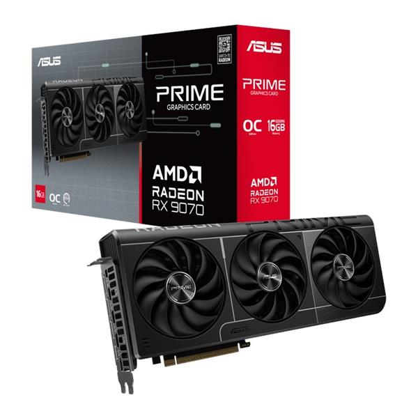 ASUS PRIME RX9070 OC 16GB 256-bit GDDR6 HDMI 3xDP