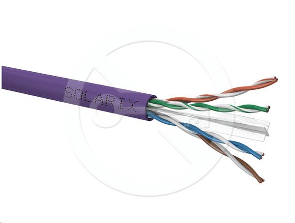 Solarix Instalační kabel CAT6 UTP LSOH Dca-s2,d2,a1 450 MHz 305m/box 
