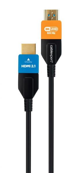 Gembird kábel HDMI Ultra High Speed (M - M), aktívny, optický (AOC), s Ethernetom, prémiový, pozlátené konektory, 20 m