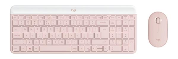 Logitech® MK470 Slim Wireless Combo - ROSE - US INT&quot;L - INTNL