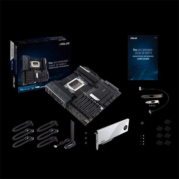 ASUS MB Sc sWRX8 PRO WS WRX80E-SAGE SE WIFI II, AMD WRX80, 8xDDR4, WI-FI, E-ATX