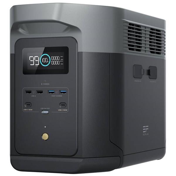 EcoFlow DELTA 2 Max bateriové stanice, kapacita 2048 Wh, výkon 2400 W, druhá generace