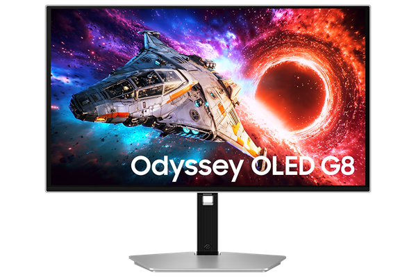 Samsung Odyssey OLED G8/ LS27HG800SUXEN/ 27"/ OLED/ 4K UHD/ 240Hz/ 0, 03ms/ Strieborná/ 2R