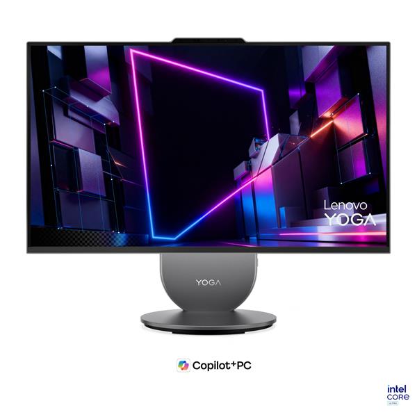 Lenovo IC Yoga AIO 27IPH11, Ultra 7 356H, 27.0˝ 2560, UMA, 32GB, SSD 1TB, W10Pro, šedý, 3y PS