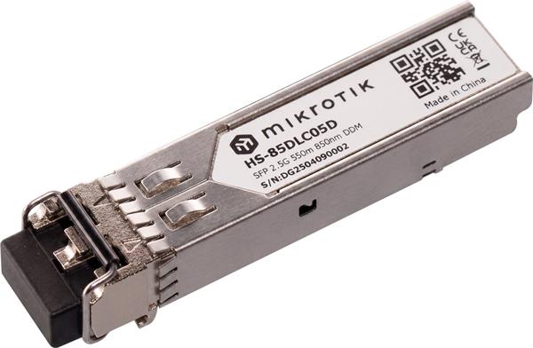 Mikrotik HS-85DLC05D, SFP1.25G/ 2.5G MM 550m 850nm, Dual LC-connector