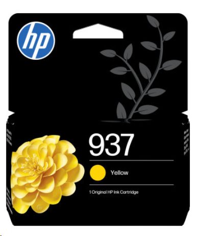 HP Ink/HP 937 Yellow Original Ink Cart