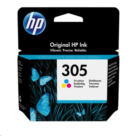 Trojfarebná originálna atramentová kazeta HP 305