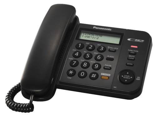 Panasonic KX-TS580FXB jednolinkovy telefon  cierny