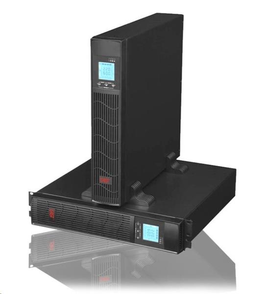 EUROCASE 2000VA rack/tower, čistý sinusový výstup, RJ45, USB data
