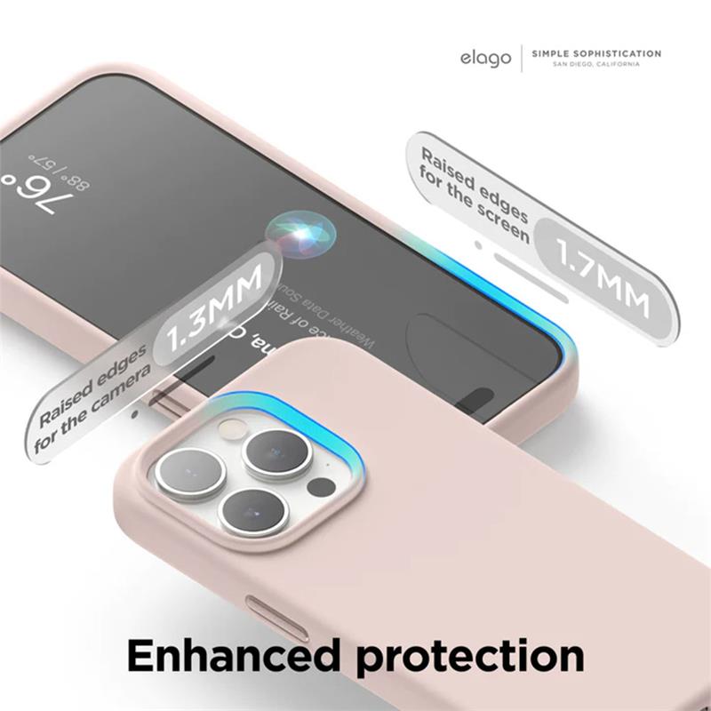 Elago kryt Silicone Case Magsafe pre iPhone 15 Pro Max - Black 