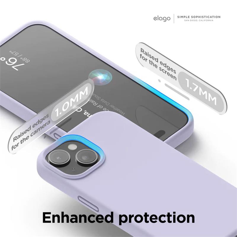 Elago kryt Silicone Case pre iPhone 15 - Black 