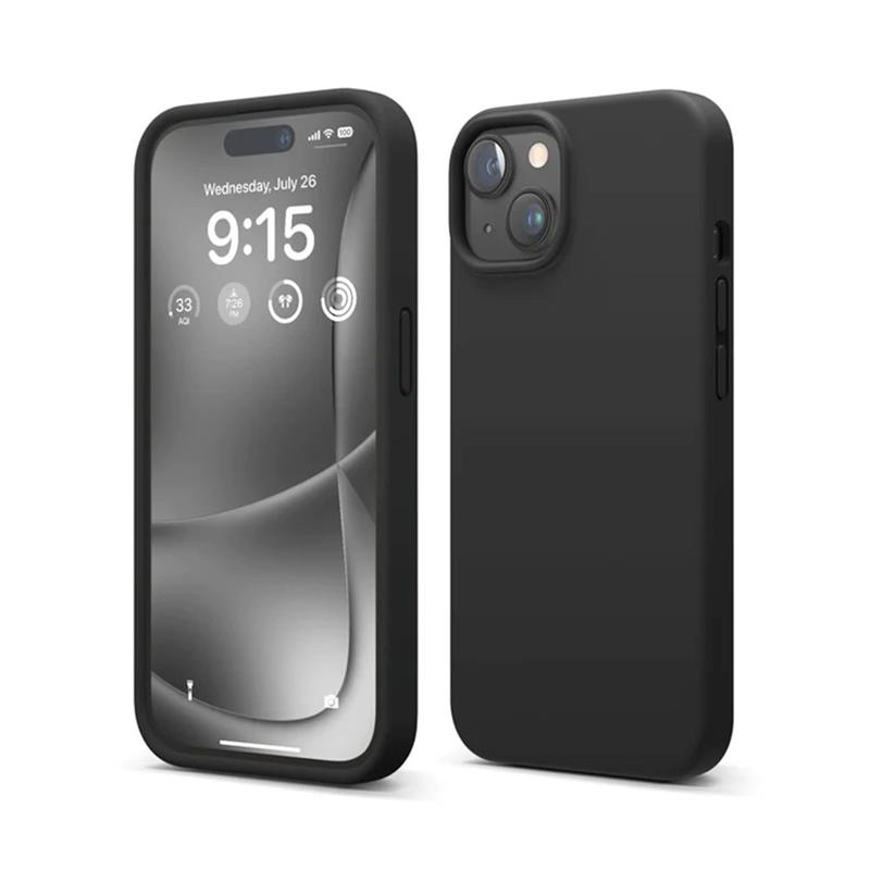 Elago kryt Silicone Case pre iPhone 15 - Black 