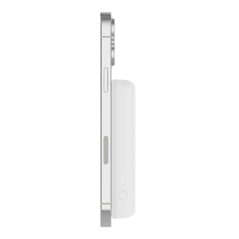 Belkin Boost Charge Magnetic Wireless Power Bank 5K + Stand - White 