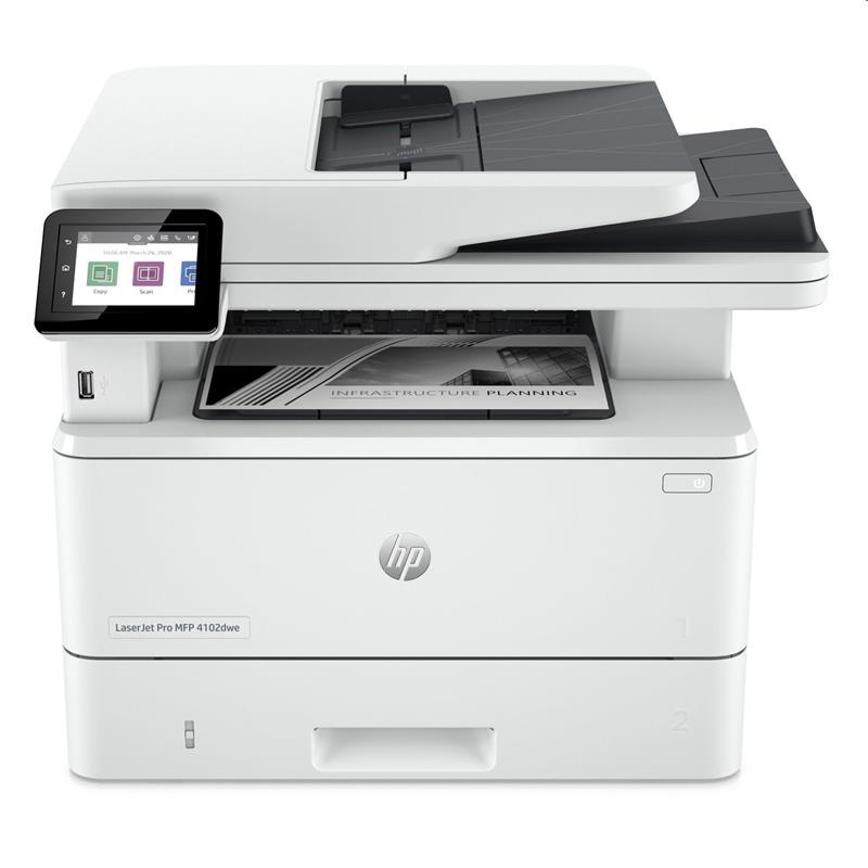 HP LaserJet Pro MFP 4102dw (40str/min, A4, USB, Ethernet, Wi-Fi, PRINT, SCAN, COPY, duplex) 
