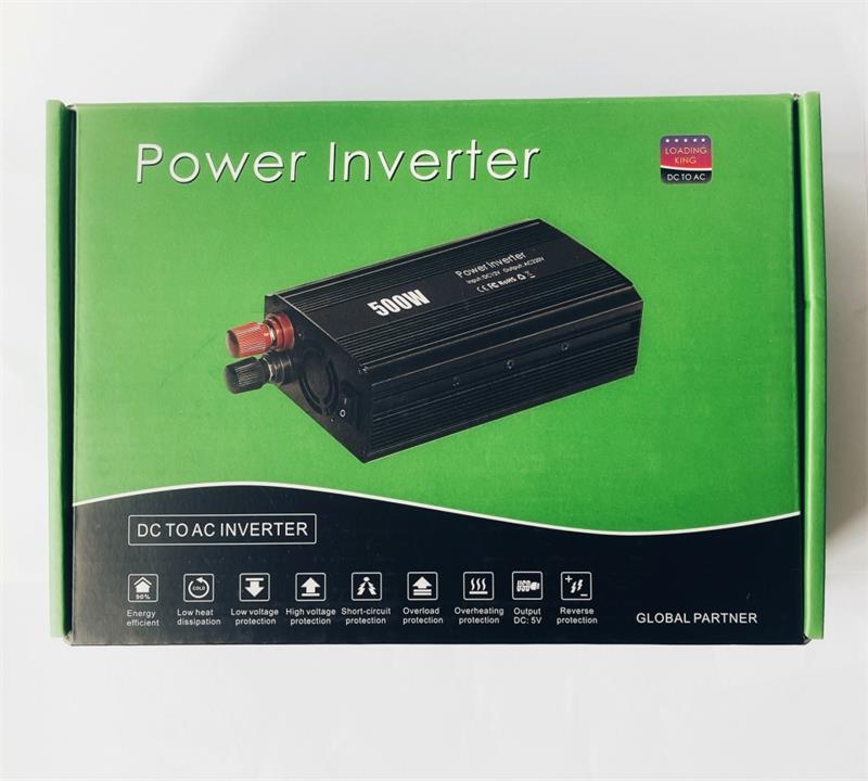 EUROCASE menič napätia REM500, AC/DC 12V/230V, 500W, USB (MT-M500) 