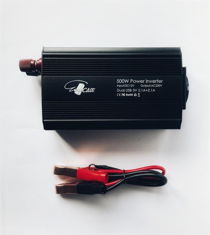 EUROCASE menič napätia REM500, AC/DC 12V/230V, 500W, USB (MT-M500) 